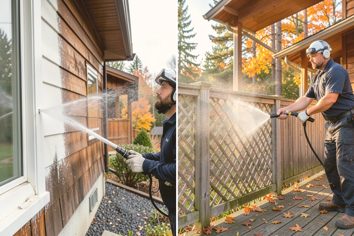Pavilion Cleaning in Edmonds, Snohomish County, WA - Clear the roof and framing of accumulated debris