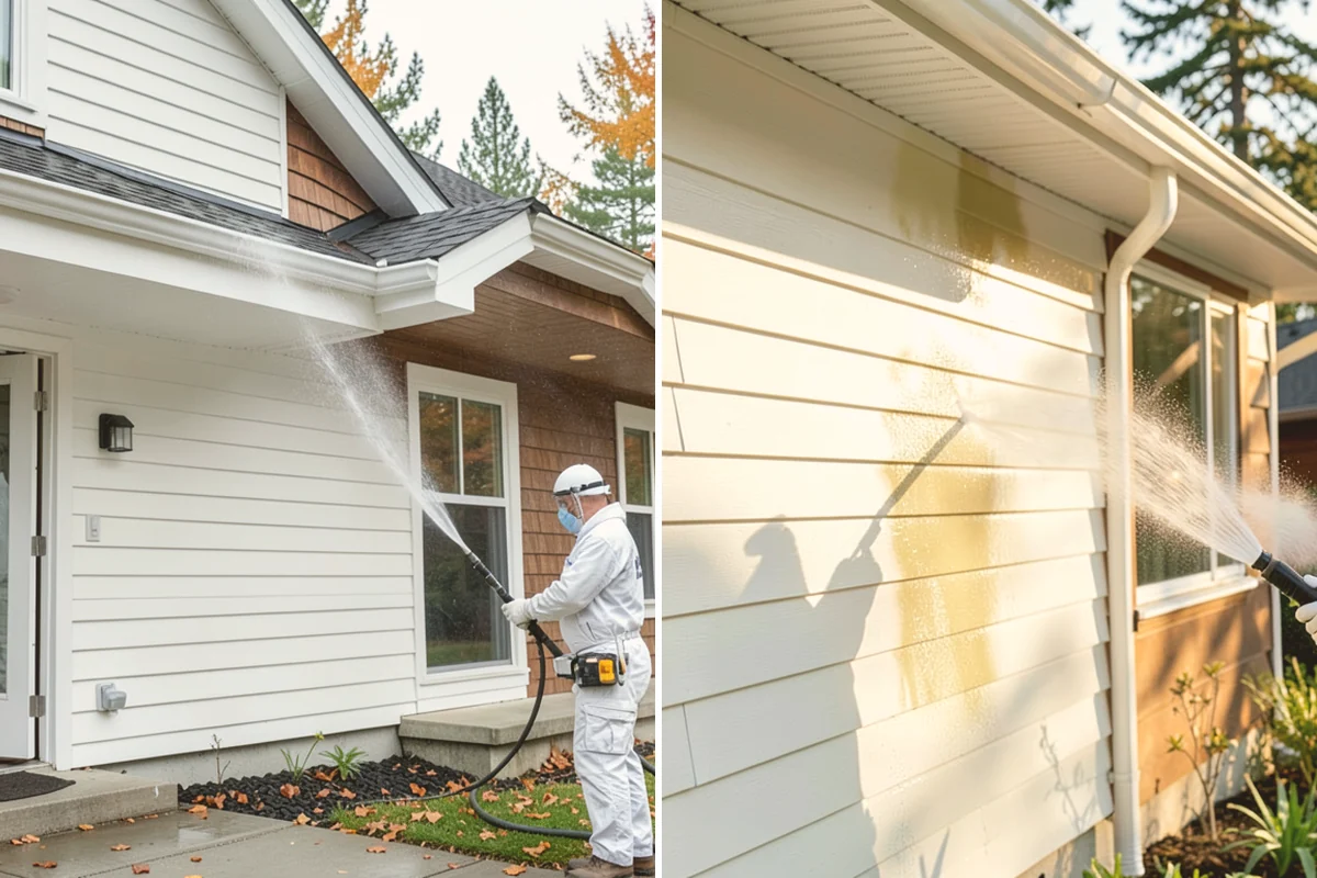 Pavilion Cleaning in Fife, Pierce County, WA - Clear the roof and framing of accumulated debris