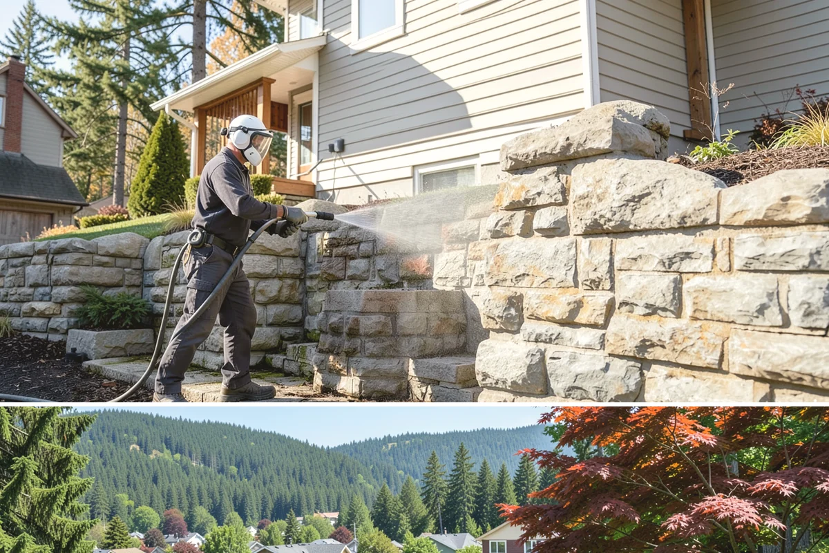 Pavilion Cleaning in Index, Snohomish County, WA - Summer scheduling keeps the large surfaces dry between the cleaning and any evening use, which suits these broad structures best.