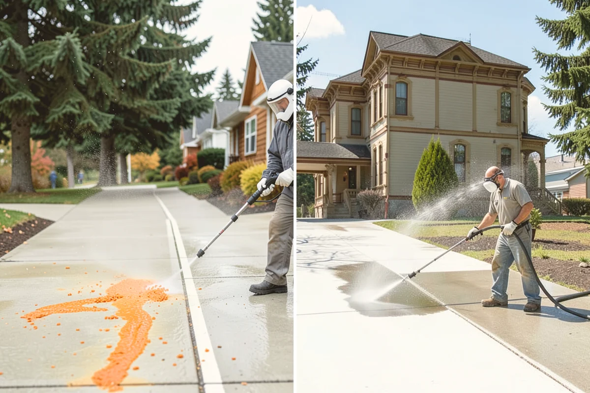 Pavilion Cleaning in Kent, King County, WA - Clear the roof and framing of accumulated debris