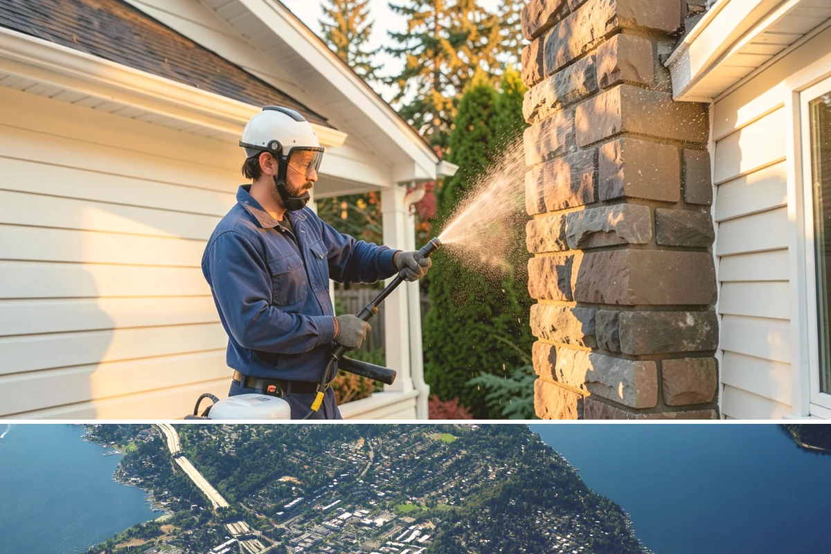 Pavilion Cleaning in Mercer Island, King County, WA - Summer scheduling keeps the large surfaces dry between the cleaning and any evening use, which suits these broad structures best.