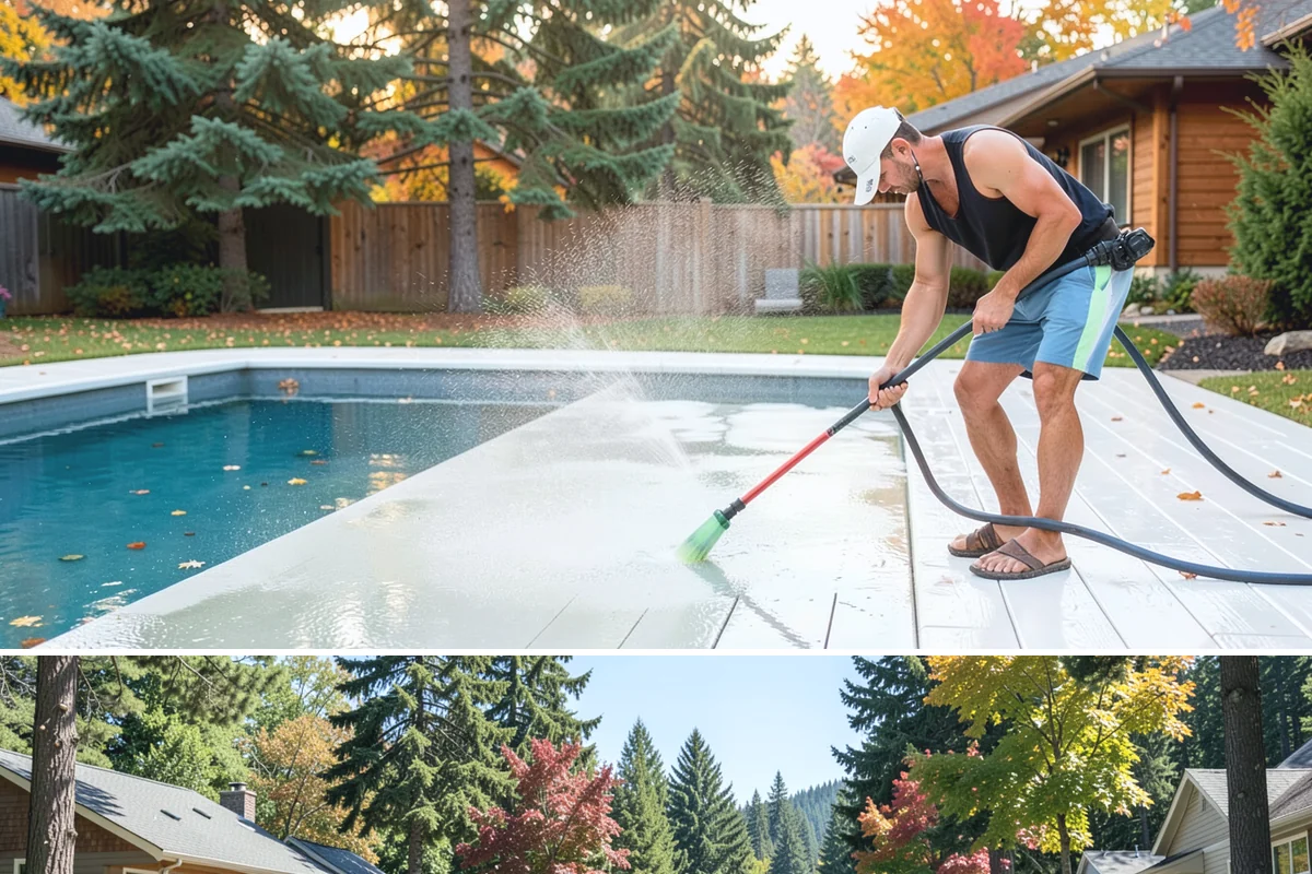 Pavilion Cleaning in Orting, Pierce County, WA - Summer scheduling keeps the large surfaces dry between the cleaning and any evening use, which suits these broad structures best.