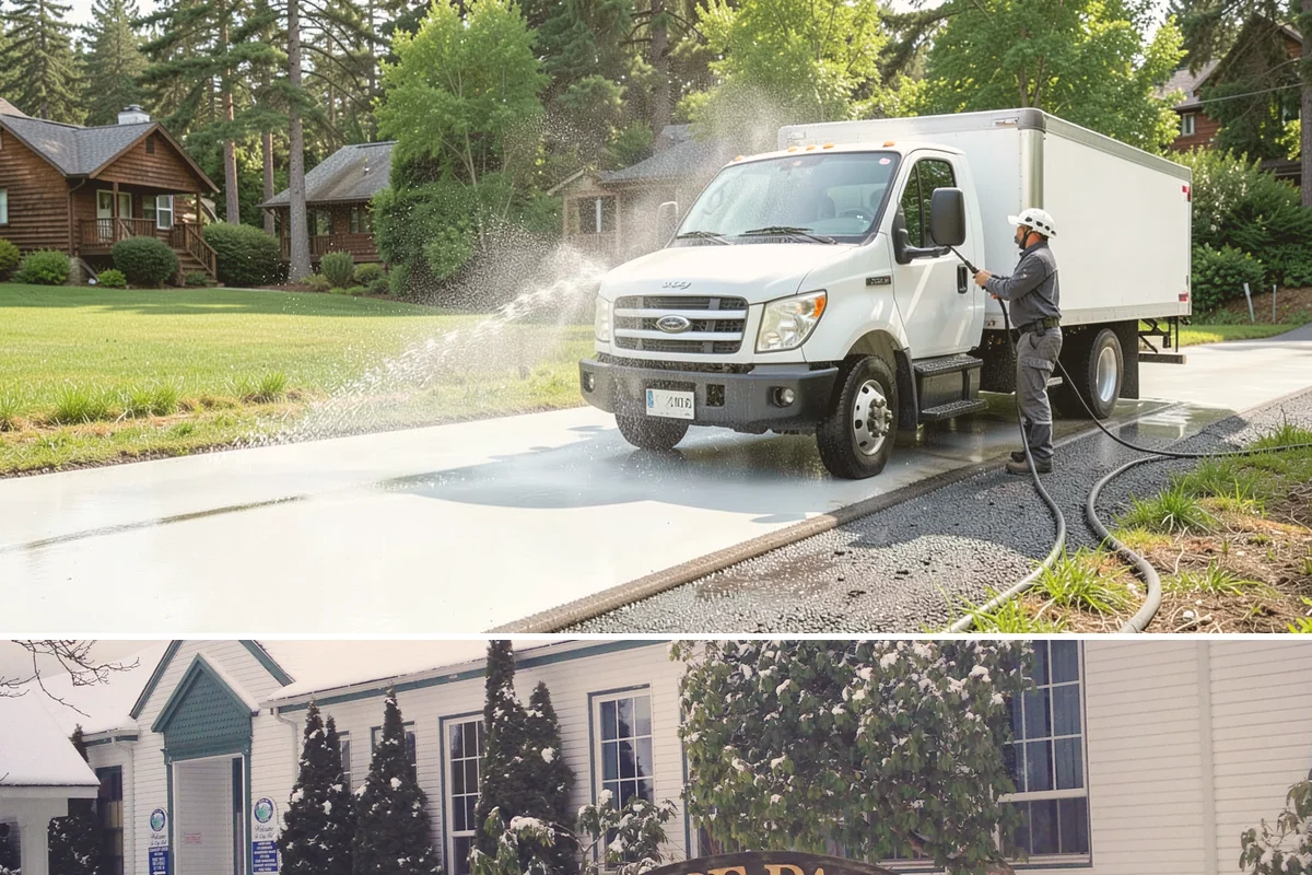 Pavilion Cleaning in Pacific, King County, WA - Summer scheduling keeps the large surfaces dry between the cleaning and any evening use, which suits these broad structures best.