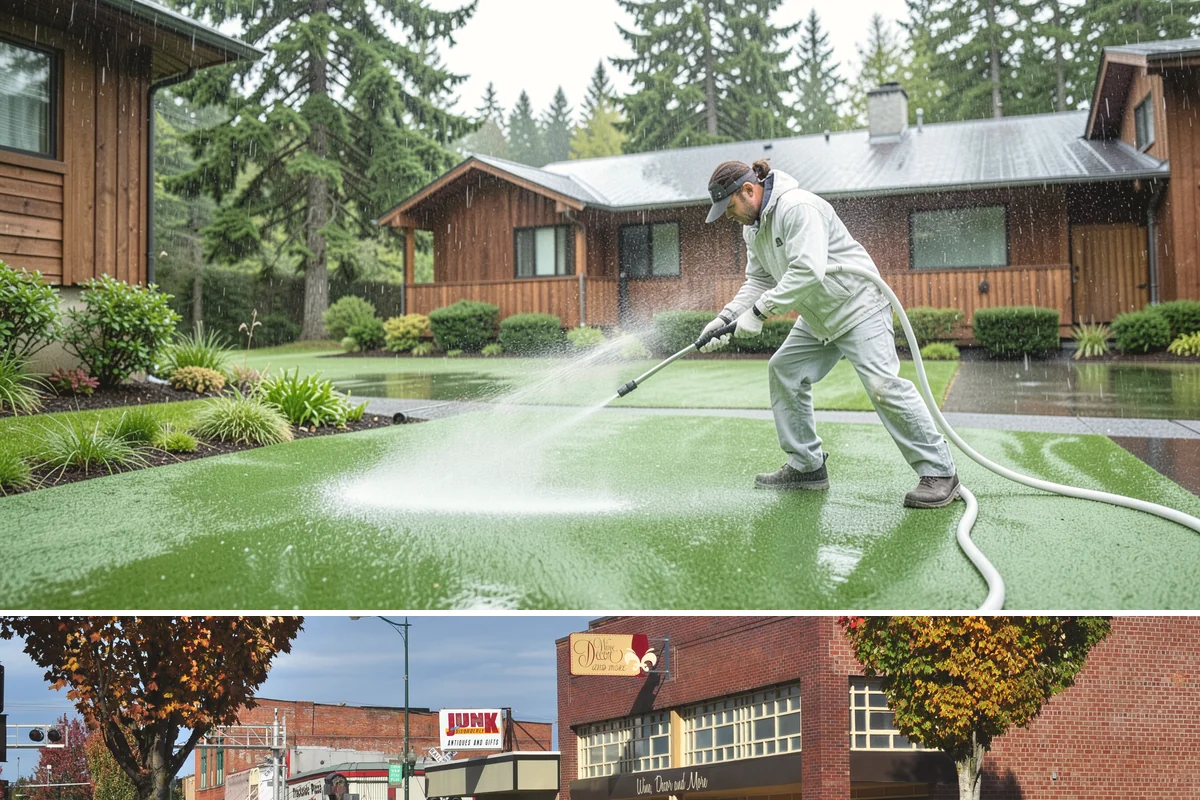 Pavilion Cleaning in Puyallup, Pierce County, WA - Summer scheduling keeps the large surfaces dry between the cleaning and any evening use, which suits these broad structures best.