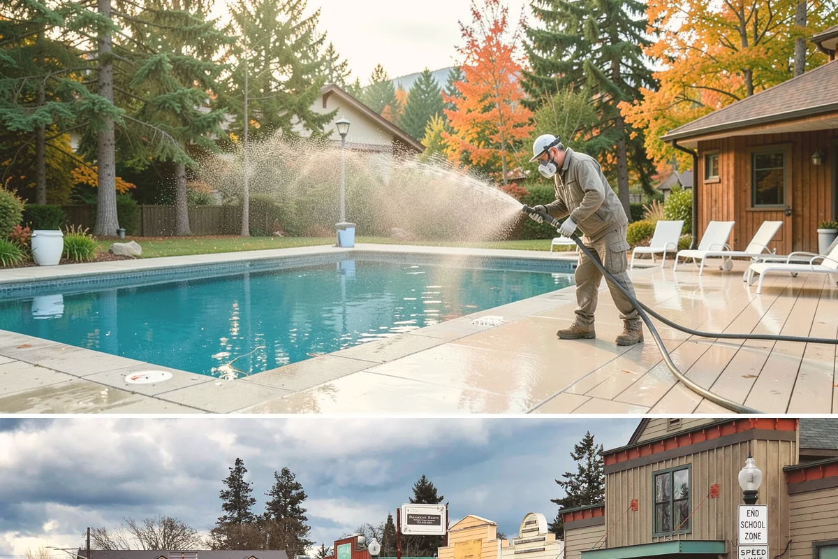 Pavilion Cleaning in Roy, Pierce County, WA - Summer scheduling keeps the large surfaces dry between the cleaning and any evening use, which suits these broad structures best.