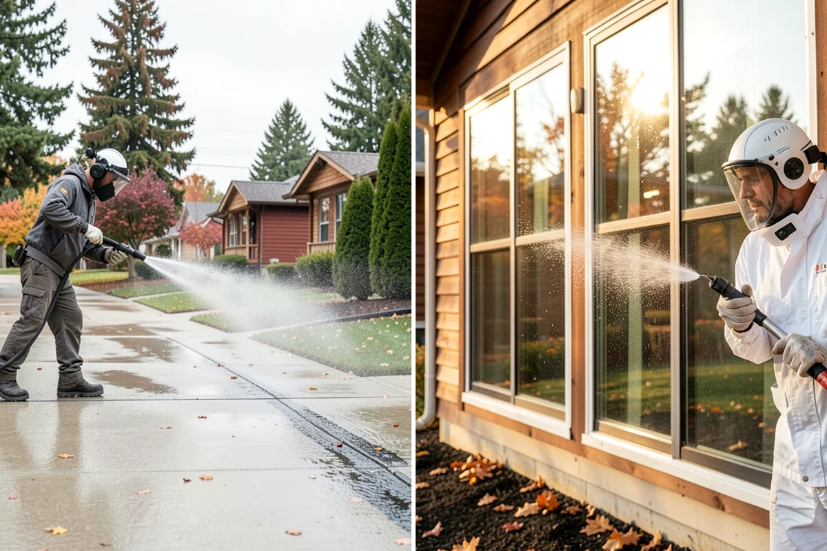 Pavilion Cleaning in SeaTac, King County, WA - Clear the roof and framing of accumulated debris