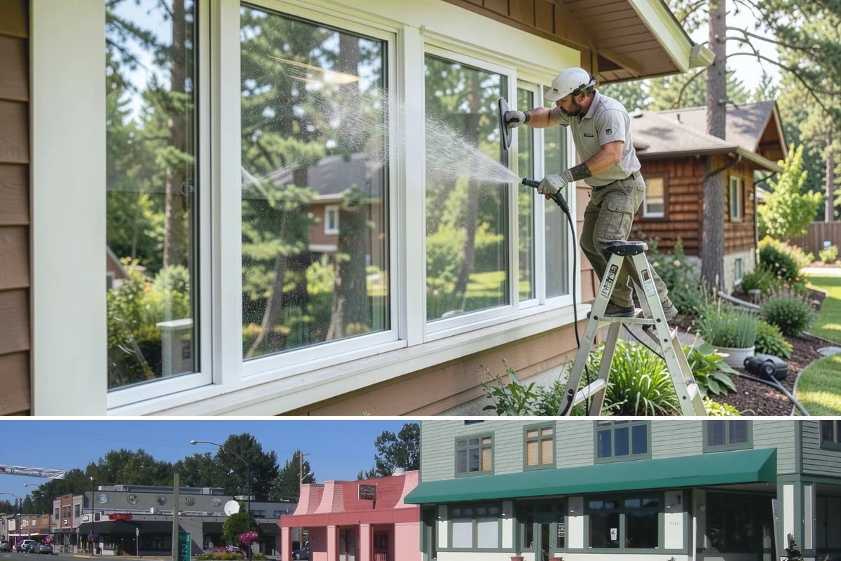 Pavilion Cleaning in Snoqualmie, King County, WA - Summer scheduling keeps the large surfaces dry between the cleaning and any evening use, which suits these broad structures best.
