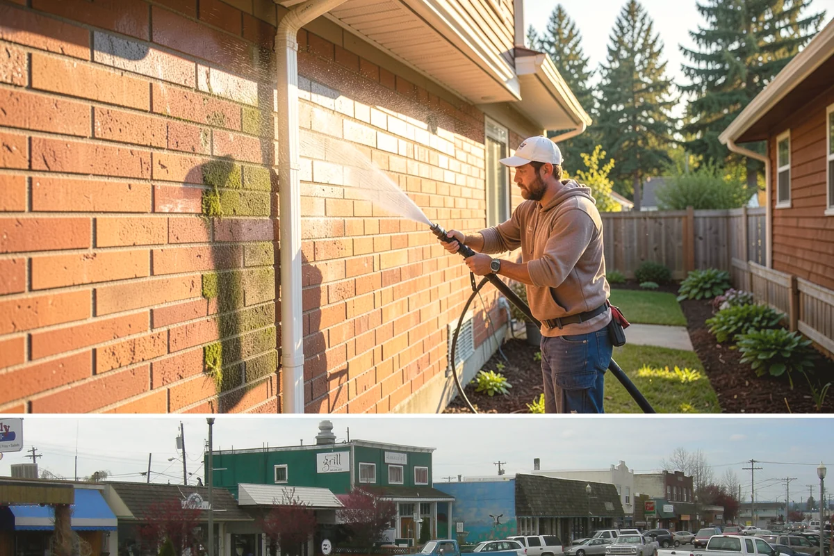 Pavilion Cleaning in Stanwood, Snohomish County, WA - Summer scheduling keeps the large surfaces dry between the cleaning and any evening use, which suits these broad structures best.