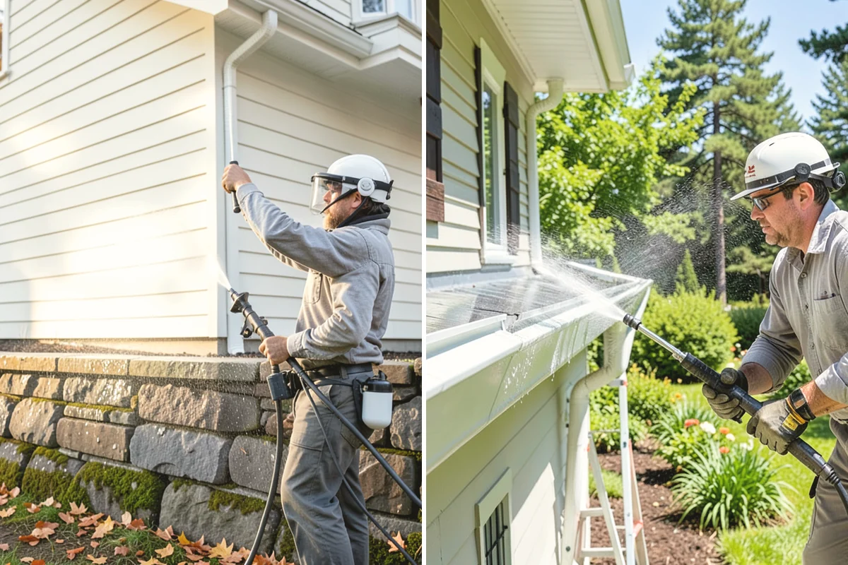 Pavilion Cleaning in Tukwila, King County, WA - Clear the roof and framing of accumulated debris