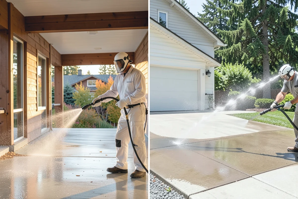 Pavilion Cleaning in Wilkeson, Pierce County, WA - Clear the roof and framing of accumulated debris