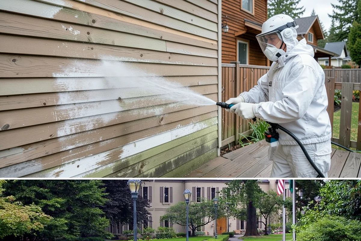 Pavilion Cleaning in Woodinville, King County, WA - Summer scheduling keeps the large surfaces dry between the cleaning and any evening use, which suits these broad structures best.