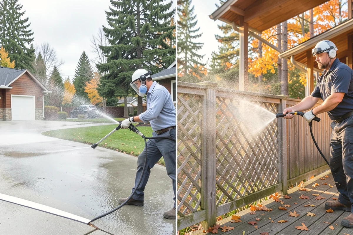 Pavilion Cleaning in Yarrow Point, King County, WA - Clear the roof and framing of accumulated debris
