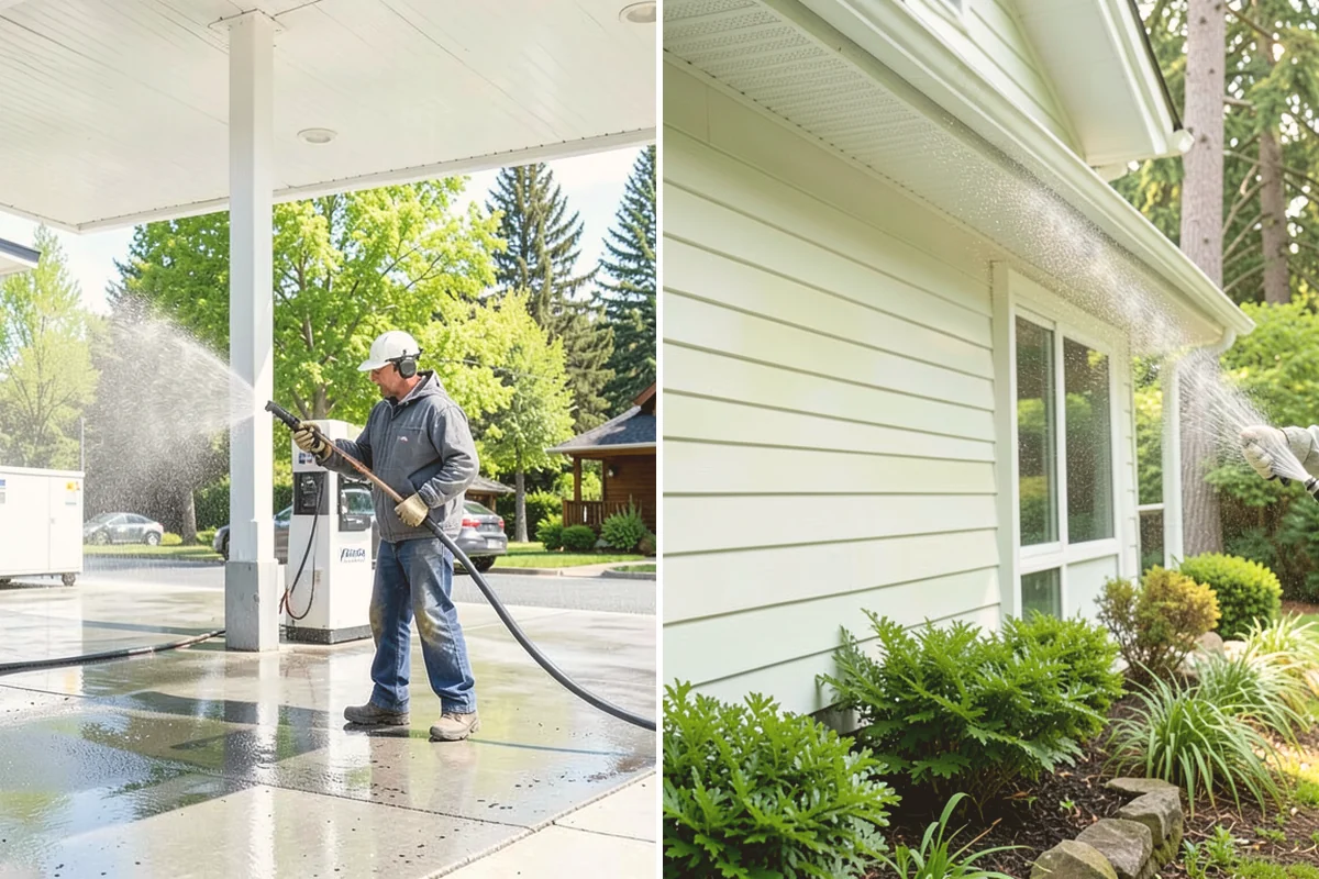 Pergola Cleaning in Bothell, King County, WA - Clear loose debris from the top slats and joints