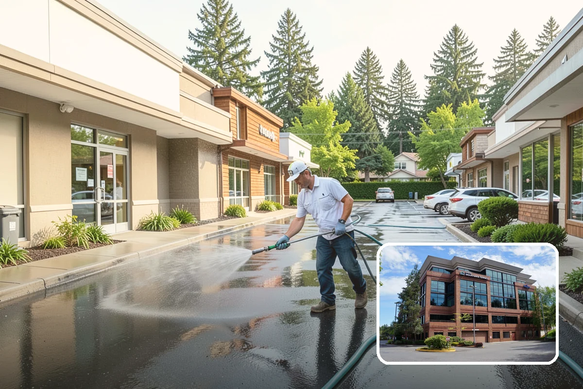Pergola Cleaning in Mountlake Terrace, Snohomish County, WA - Clears mildew and moss from shaded overhead beams