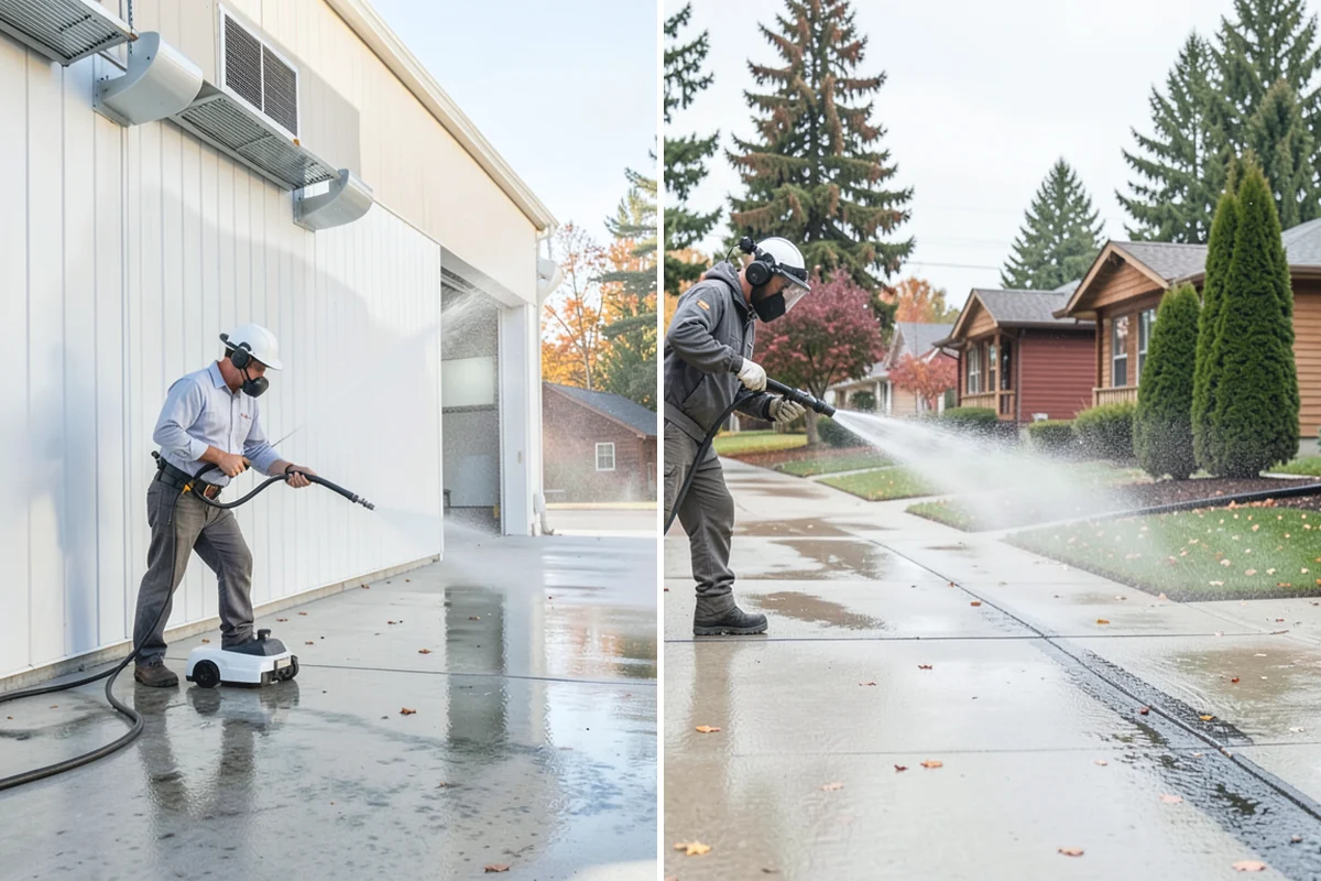 Pergola Cleaning in Roy, Pierce County, WA - Clear loose debris from the top slats and joints