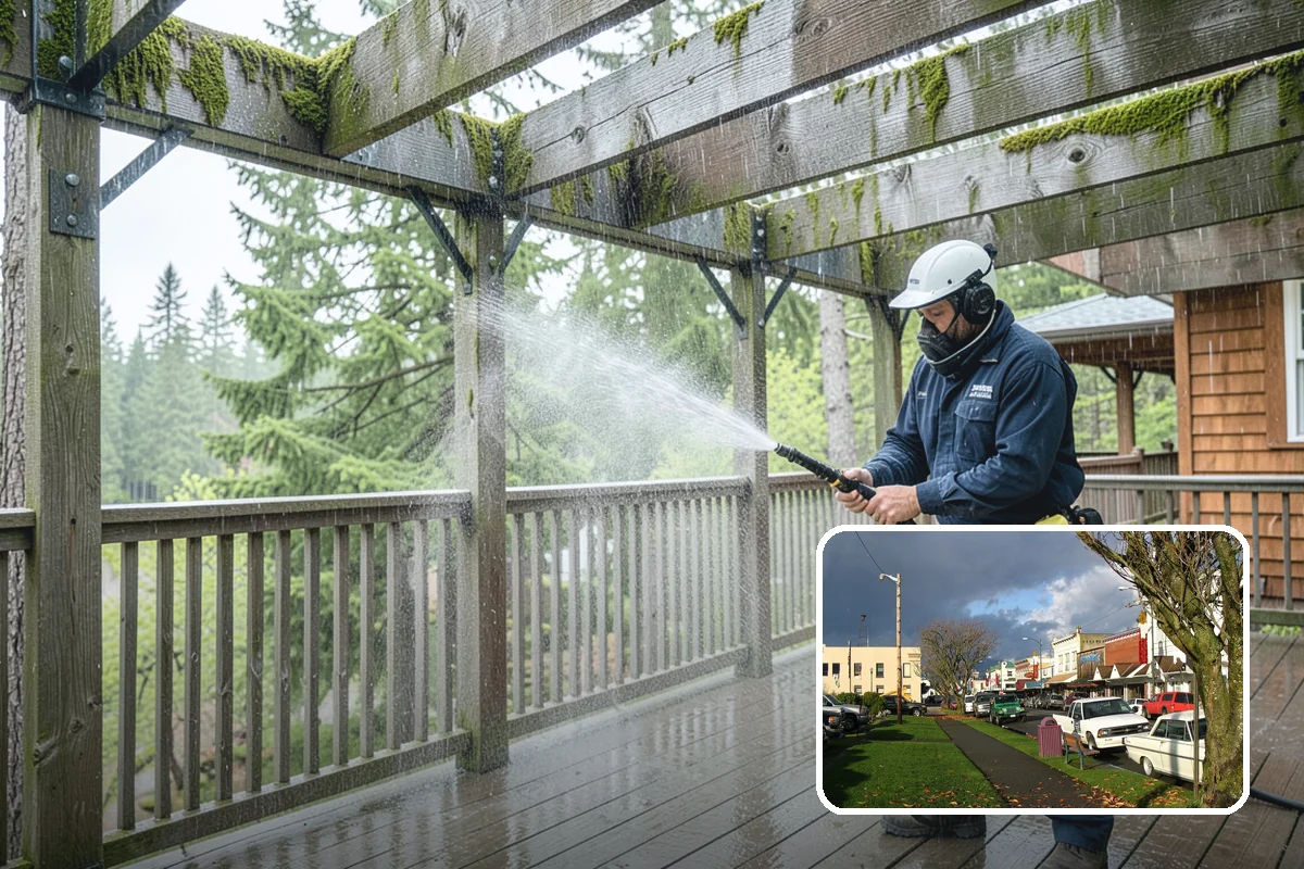 Pickleball Court Cleaning in Arlington, Snohomish County, WA - Keeps quick pivots safe by removing slick algae film
