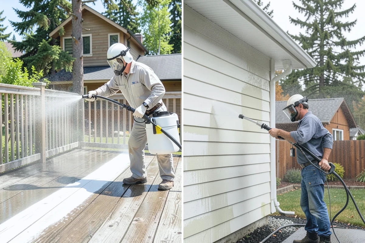 Pickleball Court Cleaning in Buckley, Pierce County, WA - Clear paddles, nets, and debris from the court