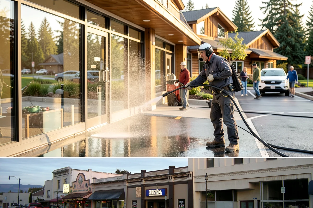 Pickleball Court Cleaning in Burlington, Skagit County, WA - Clean pickleball courts in late spring so the surface is dialed in for a busy summer of play.