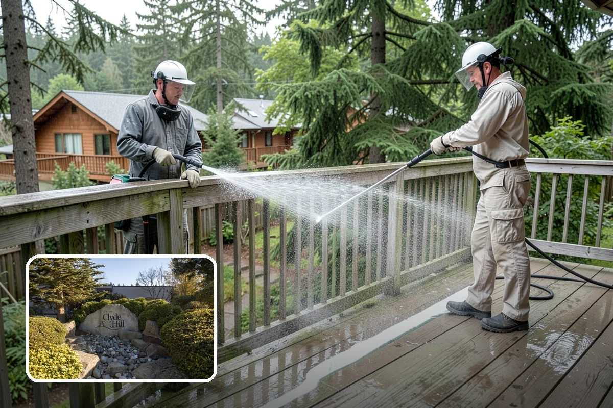 Pickleball Court Cleaning in Clyde Hill, King County, WA - Keeps quick pivots safe by removing slick algae film
