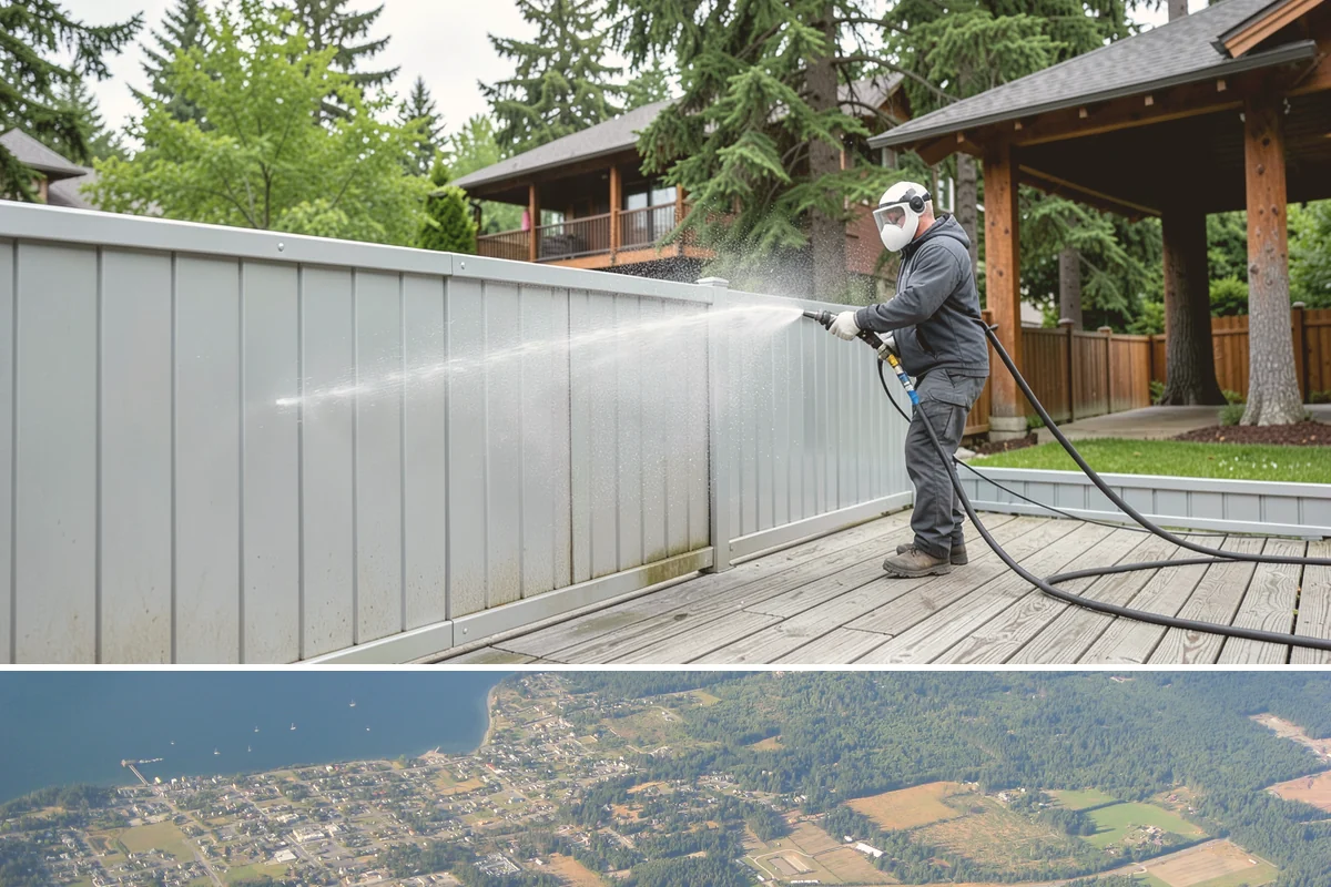 Pickleball Court Cleaning in Coupeville, Island County, WA - Clean pickleball courts in late spring so the surface is dialed in for a busy summer of play.
