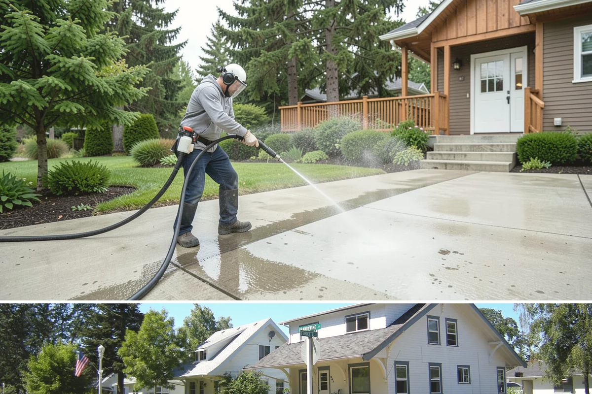 Pickleball Court Cleaning in DuPont, Pierce County, WA - Clean pickleball courts in late spring so the surface is dialed in for a busy summer of play.