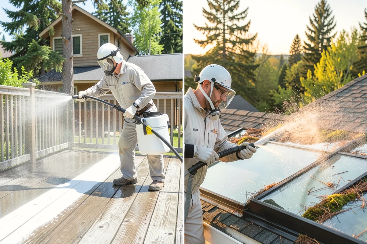 Pickleball Court Cleaning in Edgewood, Pierce County, WA - Clear paddles, nets, and debris from the court
