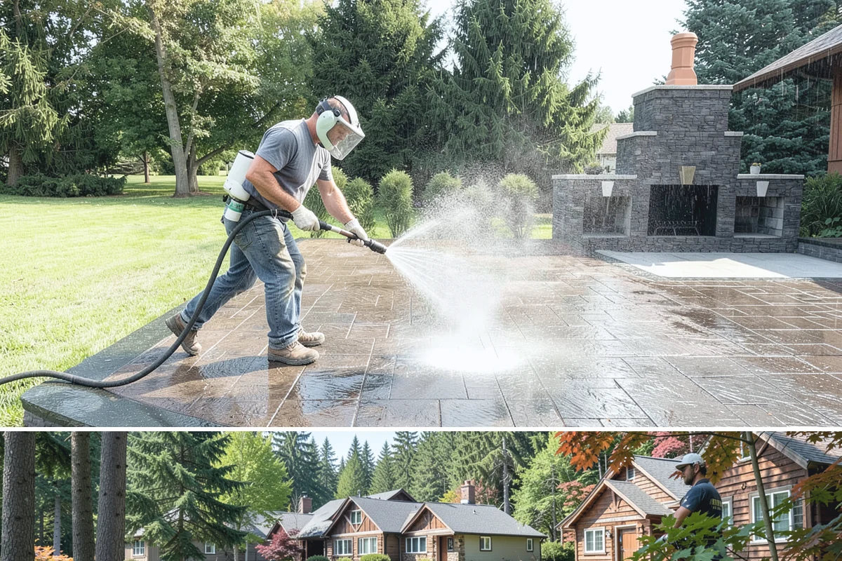 Pickleball Court Cleaning in Edgewood, Pierce County, WA - Clean pickleball courts in late spring so the surface is dialed in for a busy summer of play.
