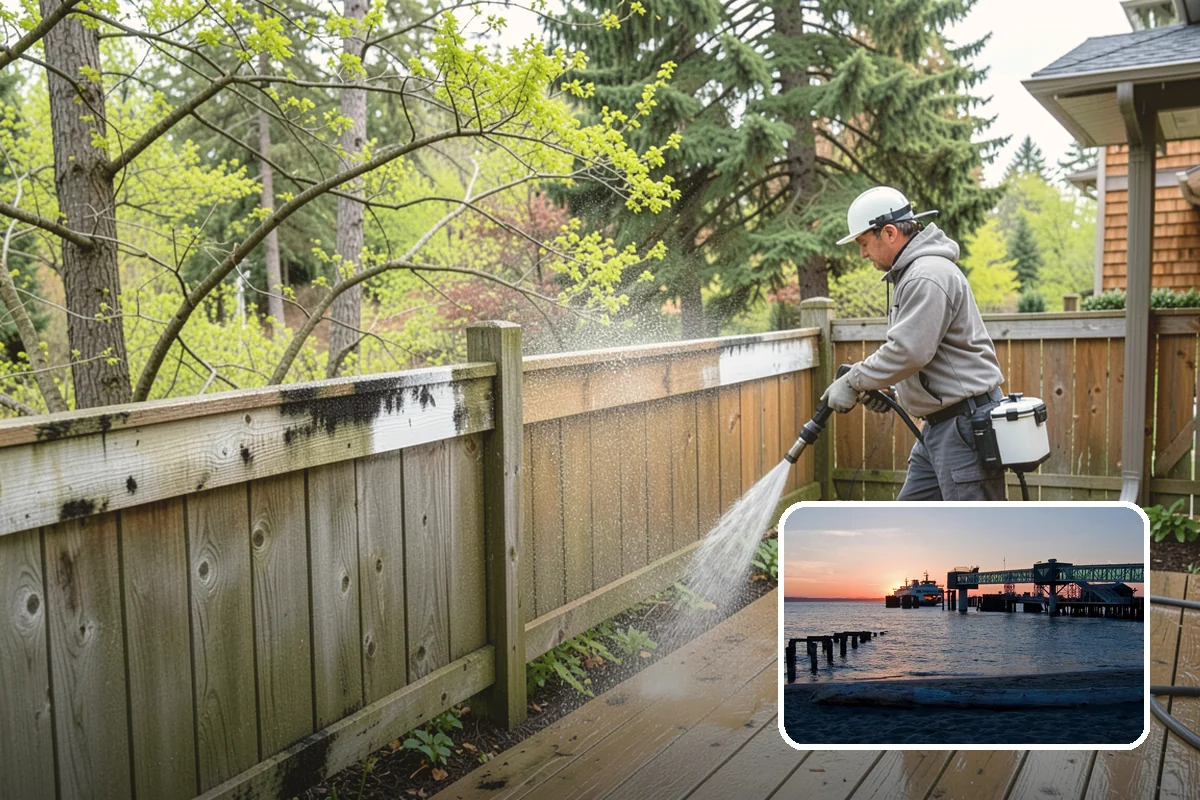 Pickleball Court Cleaning in Edmonds, Snohomish County, WA - Keeps quick pivots safe by removing slick algae film