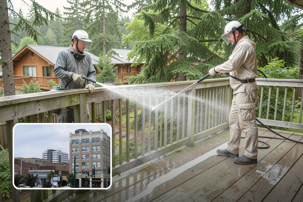 Pickleball Court Cleaning in Everett, Snohomish County, WA - Keeps quick pivots safe by removing slick algae film