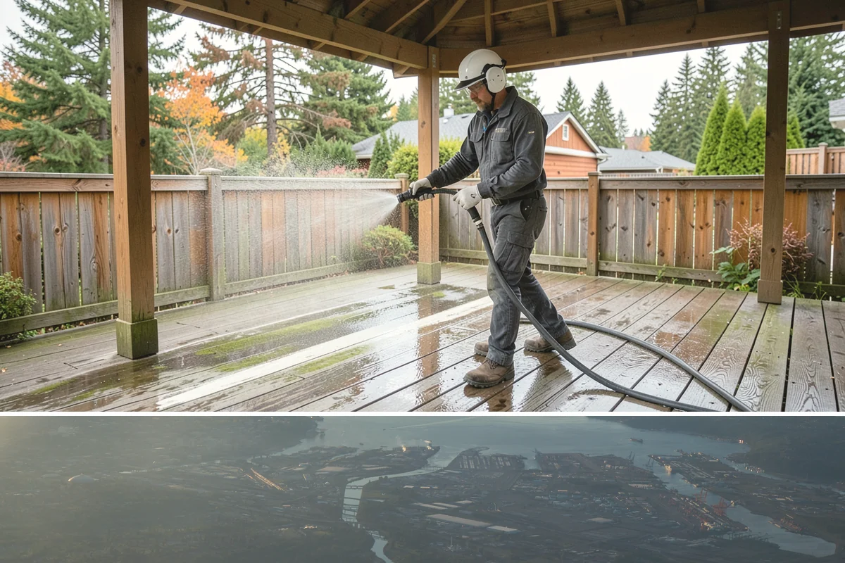 Pickleball Court Cleaning in Fife, Pierce County, WA - Clean pickleball courts in late spring so the surface is dialed in for a busy summer of play.