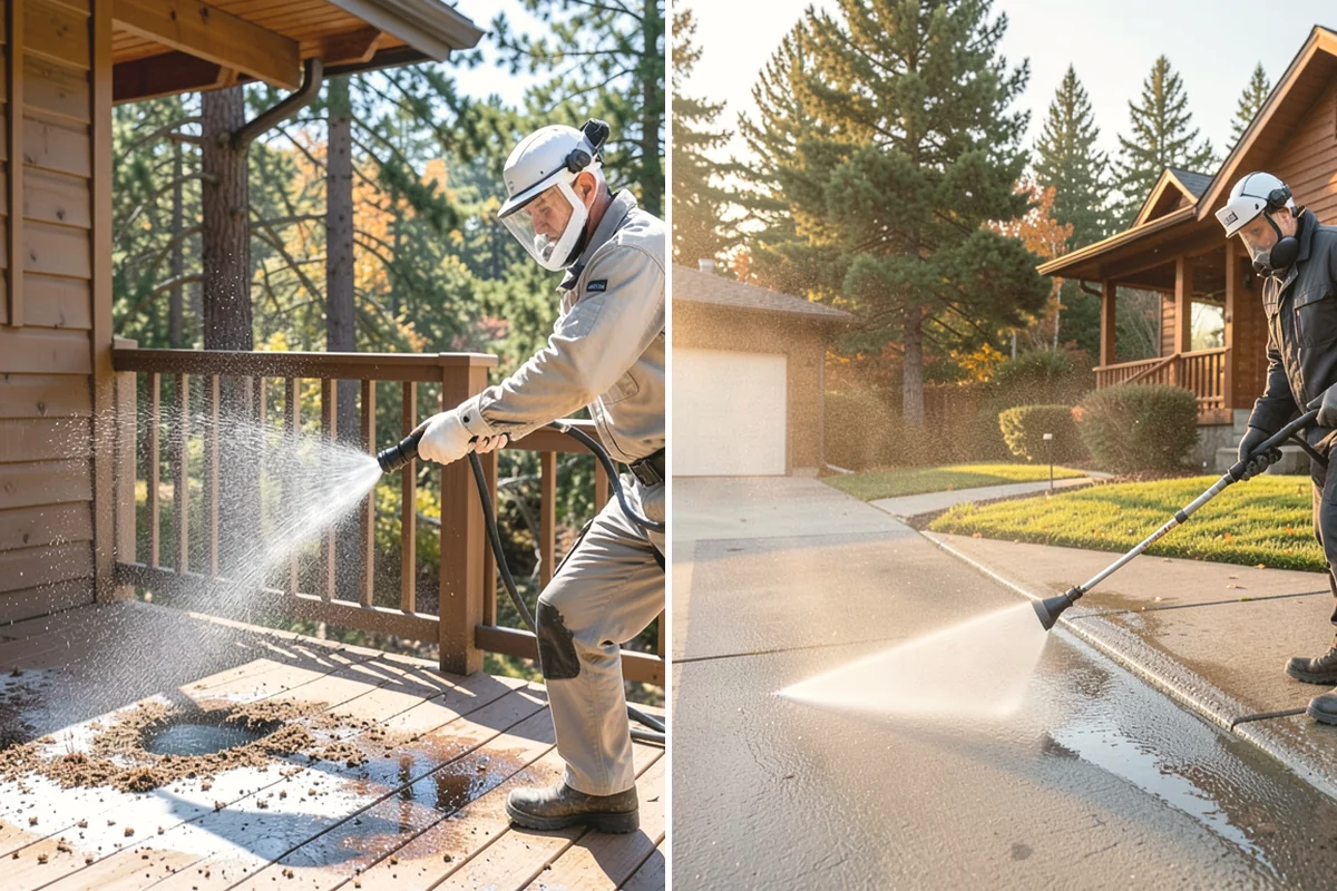 Pickleball Court Cleaning in Issaquah, King County, WA - Clear paddles, nets, and debris from the court
