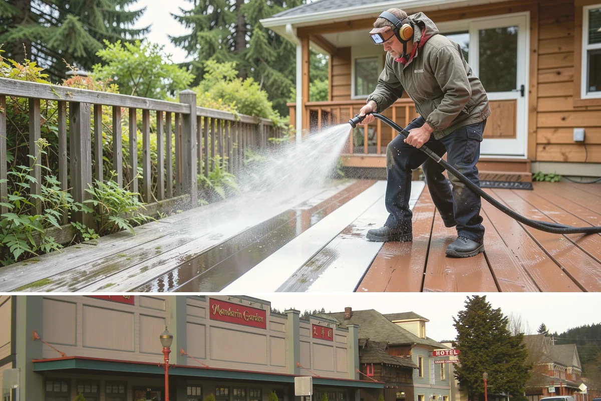 Pickleball Court Cleaning in Issaquah, King County, WA - Clean pickleball courts in late spring so the surface is dialed in for a busy summer of play.