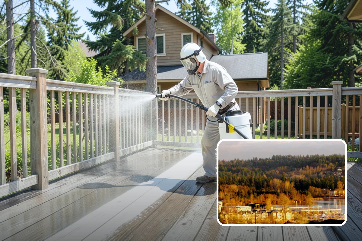Pickleball Court Cleaning in Kenmore, King County, WA - Keeps quick pivots safe by removing slick algae film