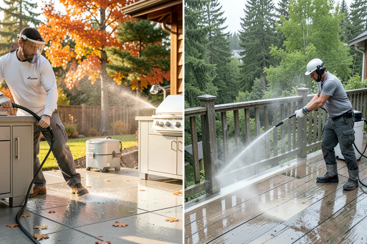 Pickleball Court Cleaning in Kenmore, King County, WA - Clear paddles, nets, and debris from the court