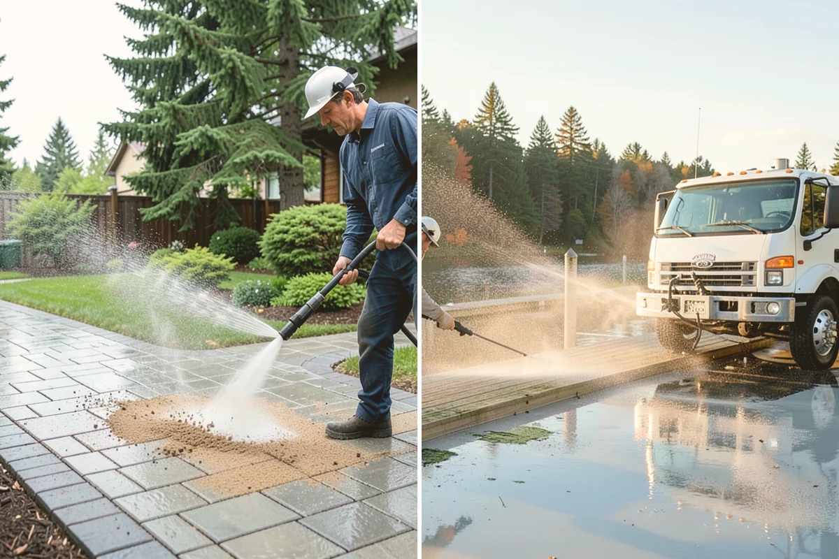 Pickleball Court Cleaning in Kirkland, King County, WA - Clear paddles, nets, and debris from the court