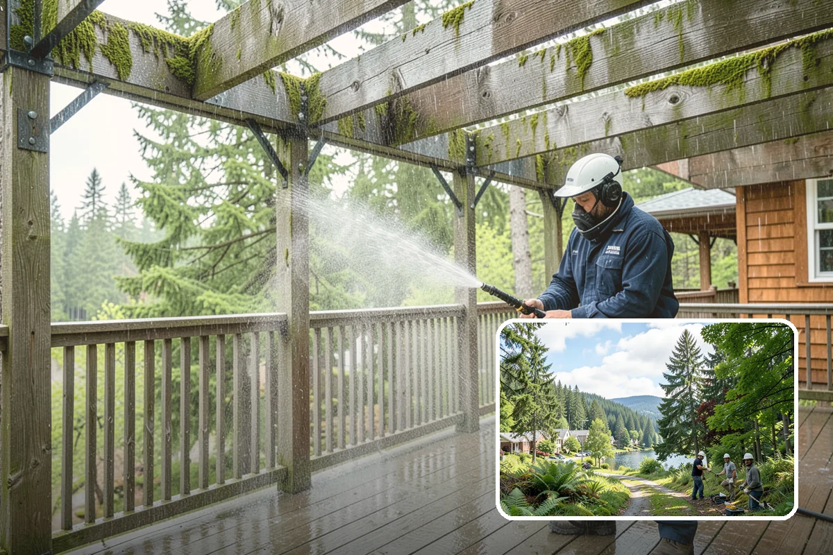 Pickleball Court Cleaning in Lake Forest Park, King County, WA - Keeps quick pivots safe by removing slick algae film
