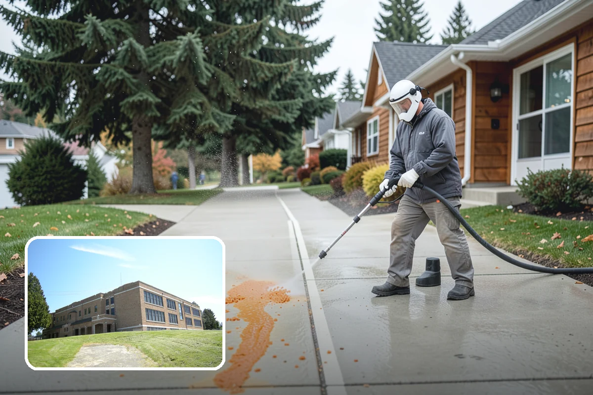 Pickleball Court Cleaning in Maple Valley, King County, WA - Keeps quick pivots safe by removing slick algae film