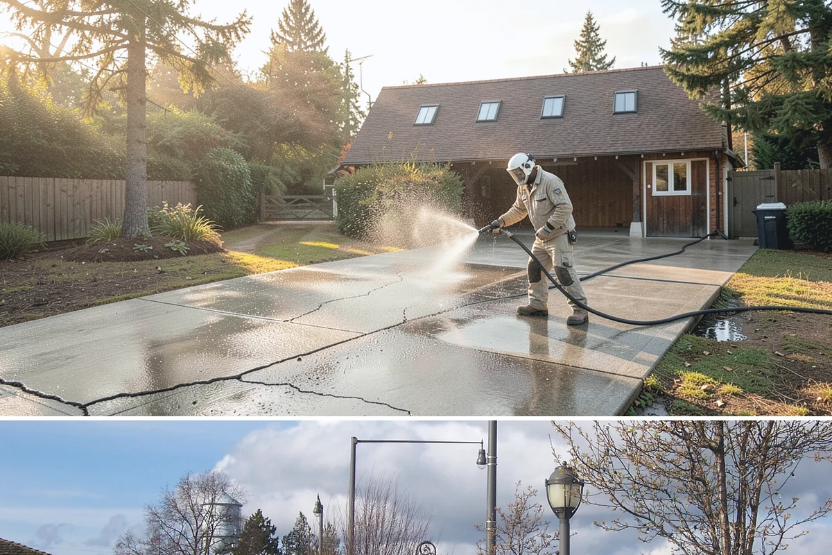 Pickleball Court Cleaning in Marysville, Snohomish County, WA - Clean pickleball courts in late spring so the surface is dialed in for a busy summer of play.
