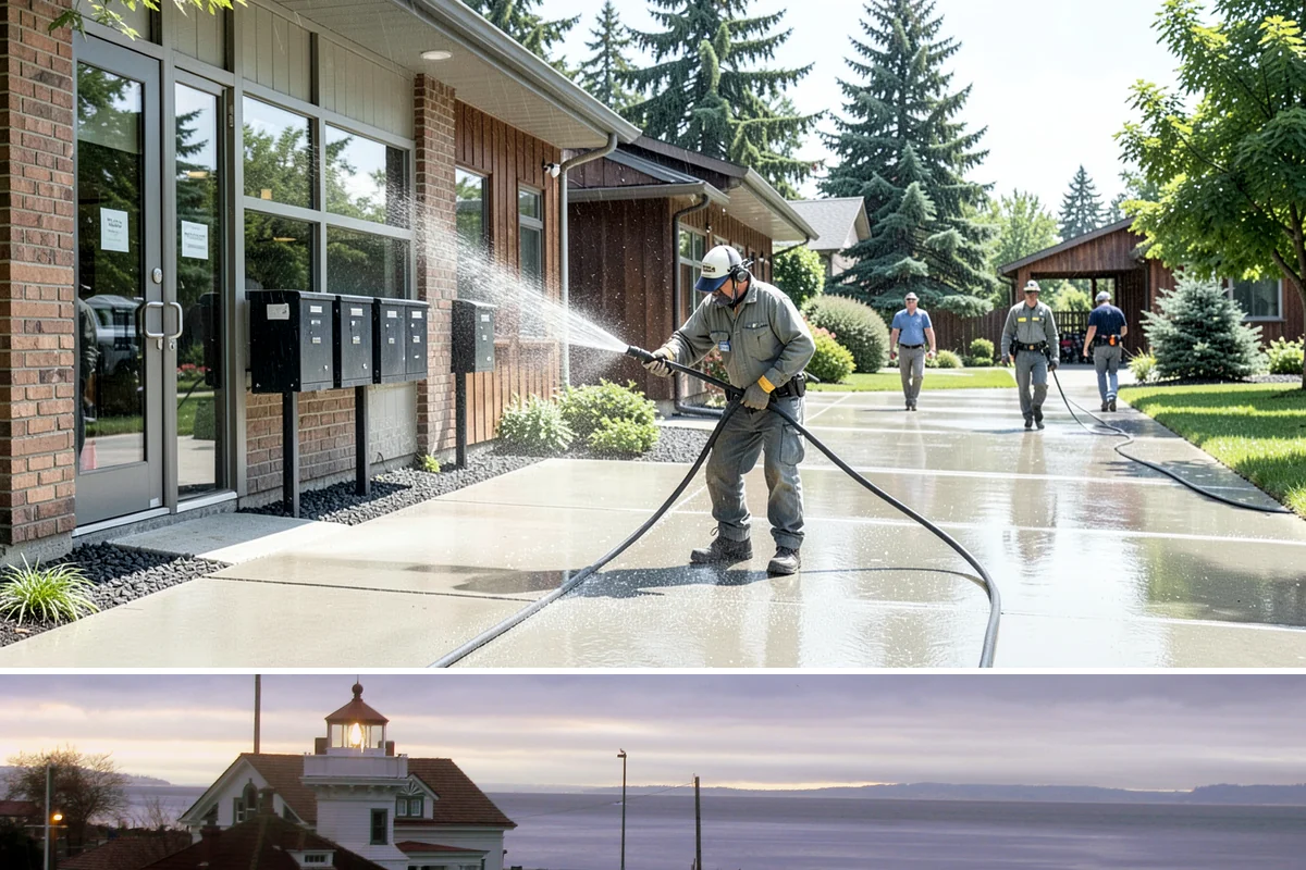 Pickleball Court Cleaning in Mukilteo, Snohomish County, WA - Clean pickleball courts in late spring so the surface is dialed in for a busy summer of play.
