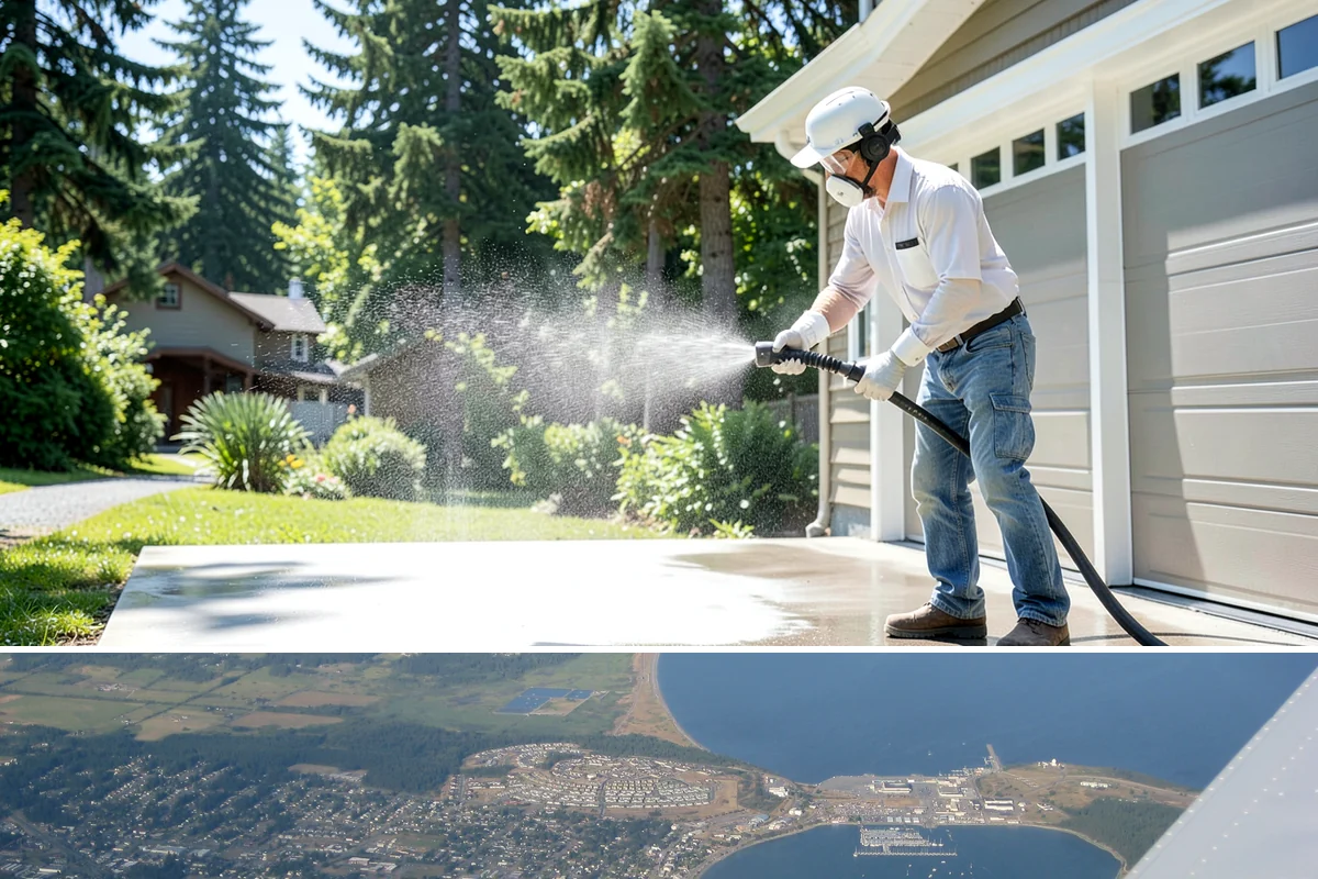 Pickleball Court Cleaning in Oak Harbor, Island County, WA - Clean pickleball courts in late spring so the surface is dialed in for a busy summer of play.