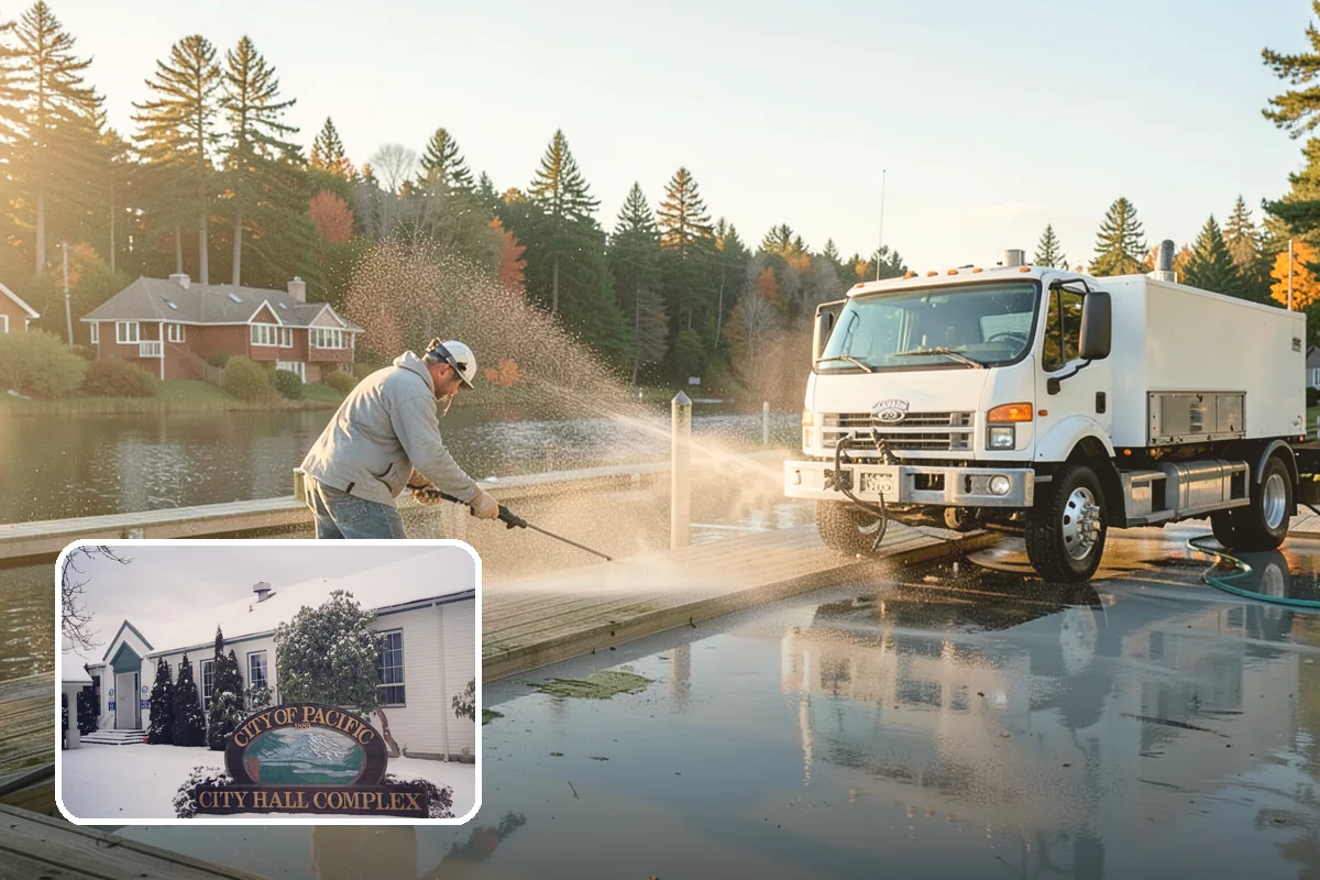 Pickleball Court Cleaning in Pacific, King County, WA - Keeps quick pivots safe by removing slick algae film
