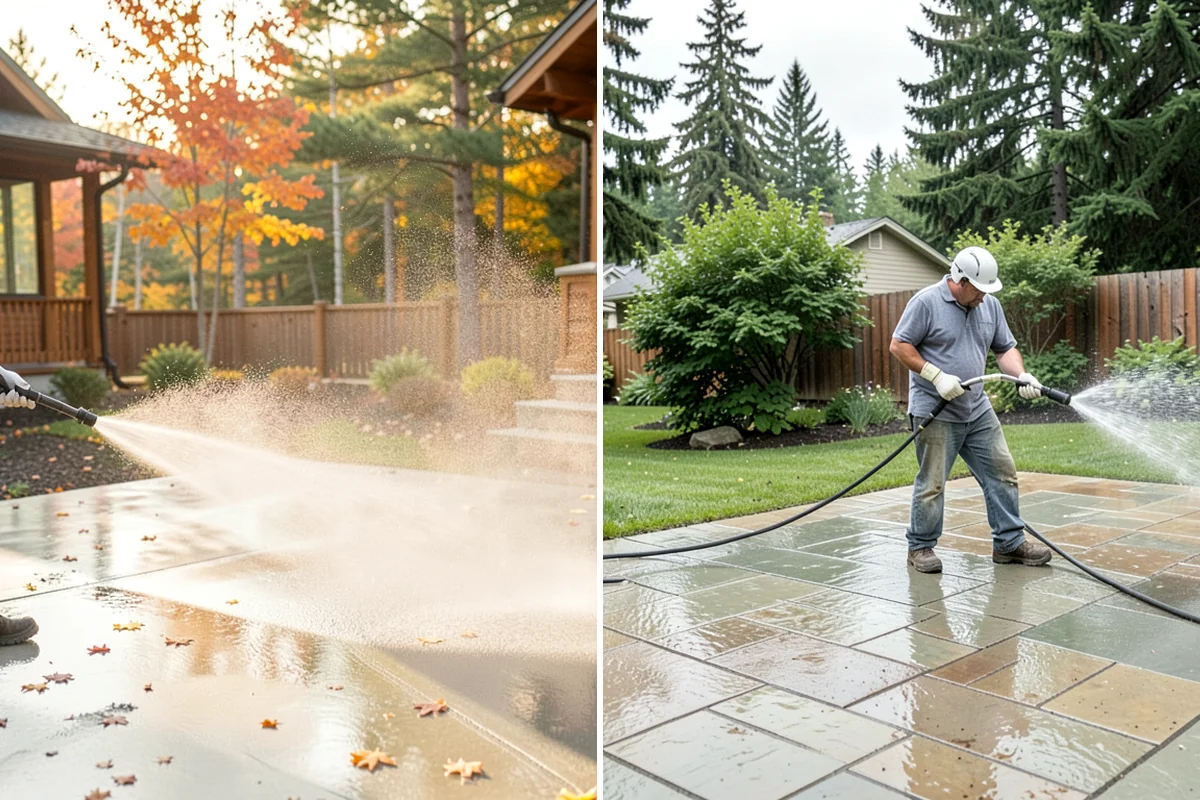 Pickleball Court Cleaning in Pacific, King County, WA - Clear paddles, nets, and debris from the court