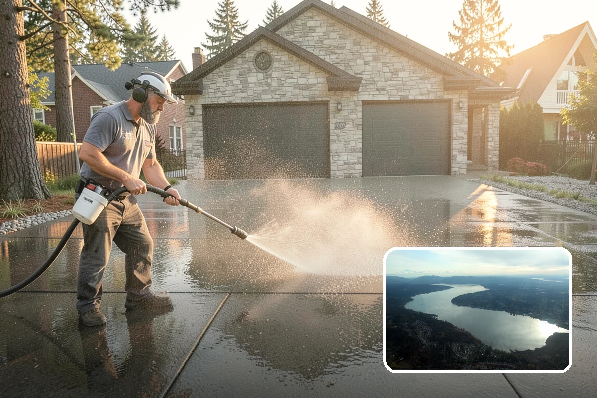 Pickleball Court Cleaning in Sammamish, King County, WA - Keeps quick pivots safe by removing slick algae film