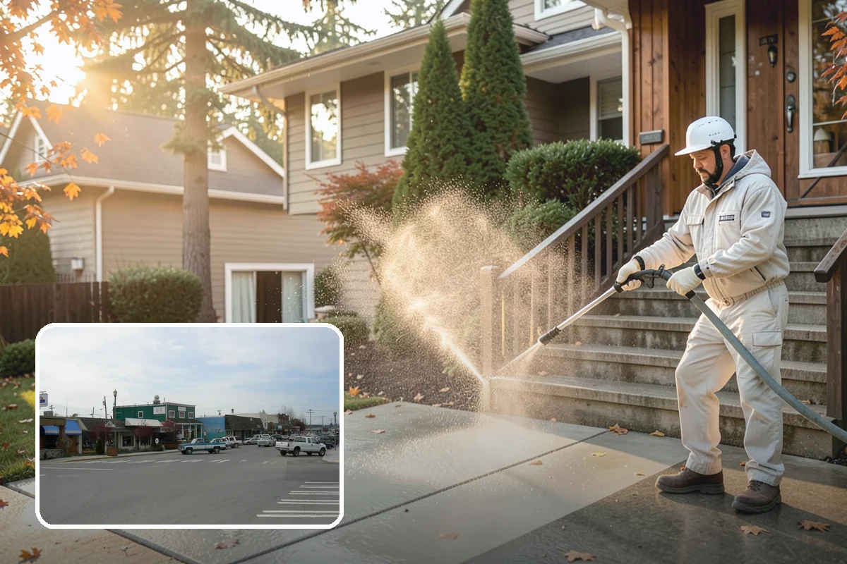 Pickleball Court Cleaning in Stanwood, Snohomish County, WA - Keeps quick pivots safe by removing slick algae film