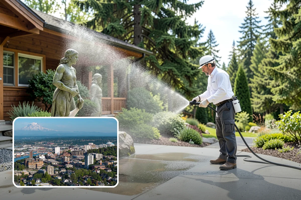 Pickleball Court Cleaning in Tacoma, Pierce County, WA - Keeps quick pivots safe by removing slick algae film