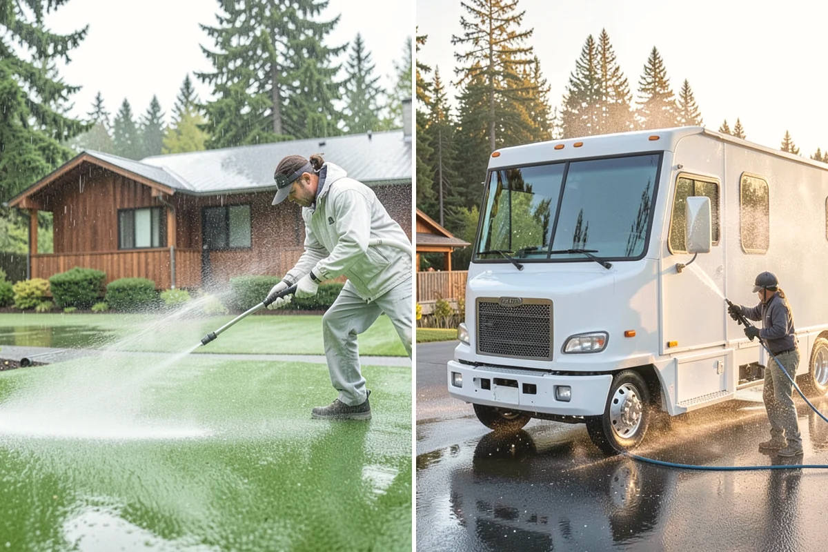 Pickleball Court Cleaning in Tacoma, Pierce County, WA - Clear paddles, nets, and debris from the court