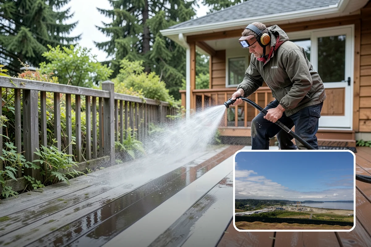 Pickleball Court Cleaning in University Place, Pierce County, WA - Keeps quick pivots safe by removing slick algae film