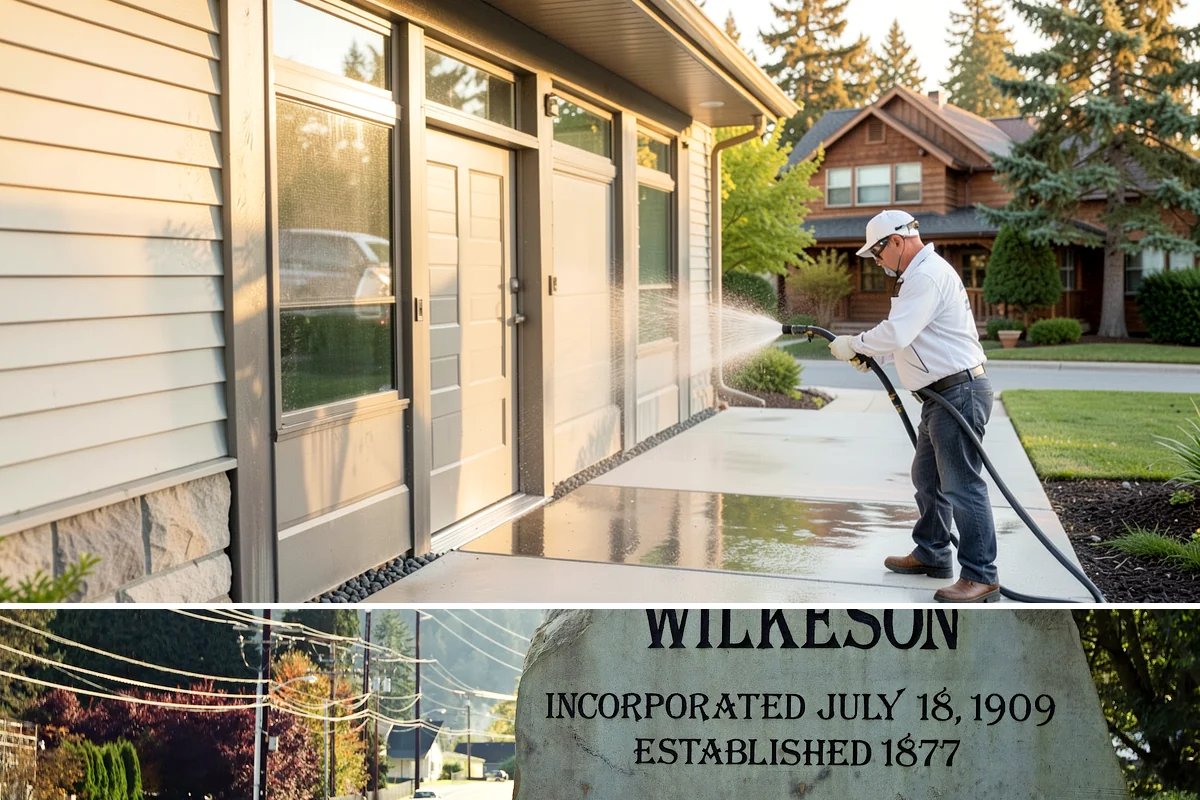 Pickleball Court Cleaning in Wilkeson, Pierce County, WA - Clean pickleball courts in late spring so the surface is dialed in for a busy summer of play.