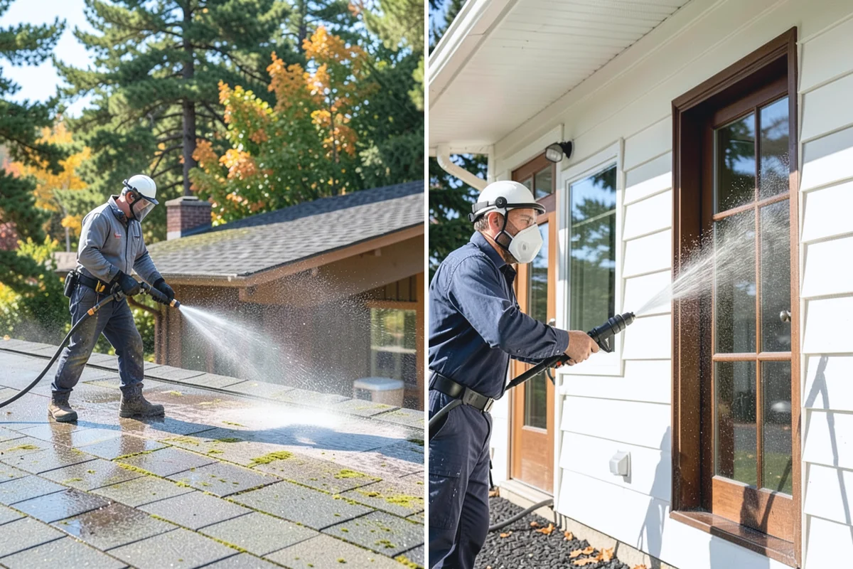 Pickleball Court Cleaning in Woodinville, King County, WA - Clear paddles, nets, and debris from the court