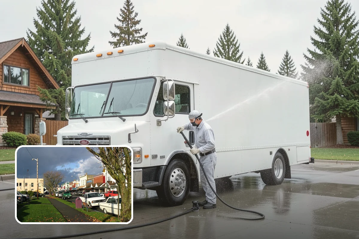 Picture Window Cleaning in Arlington, Snohomish County, WA - Cleans the large pane edge to edge